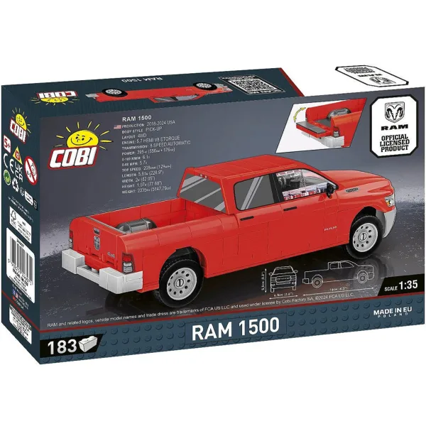 COBI: Dodge RAM 1500 konstrukcijska igrača (24607) slika 3
