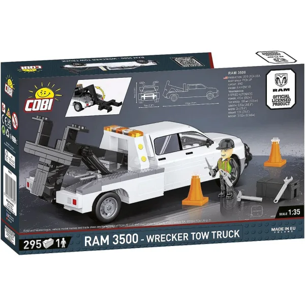 COBI: Dodge RAM 3500 vlečno vozilo - komplet za sestavljanje (24611) slika 3