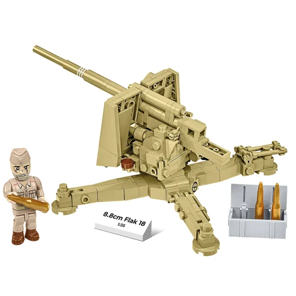 COBI: Druga svetovna vojna 8,8 cm Flak 18 komplet za sestavljanje (3141) slika 3