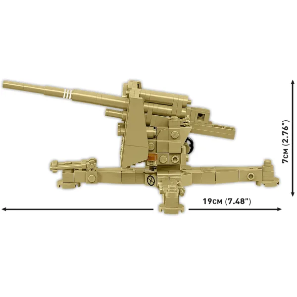 COBI: Druga svetovna vojna 8,8 cm Flak 18 komplet za sestavljanje (3141) slika 4