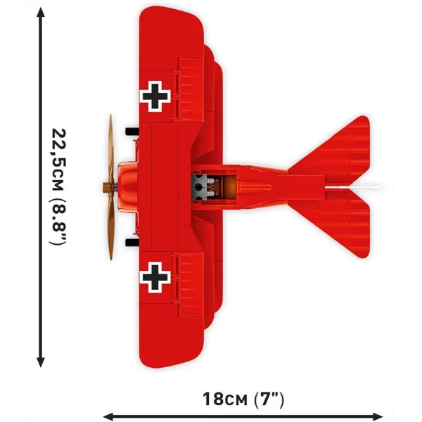 COBI: Fokker Dr. I »Rdeči baron« gradbeni set (2996) slika 3