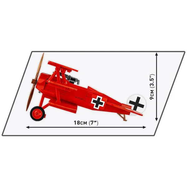 COBI: Fokker Dr. I »Rdeči baron« gradbeni set (2996) slika 4