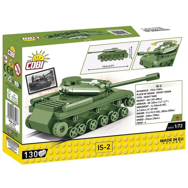 COBI: Gradbena igrača tank IS-2 (3098) slika 5