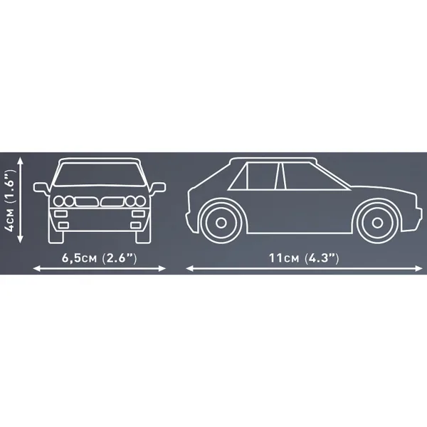 COBI: Gradbeni komplet Lancia Delta HF Integrale EVO (24515) slika 3