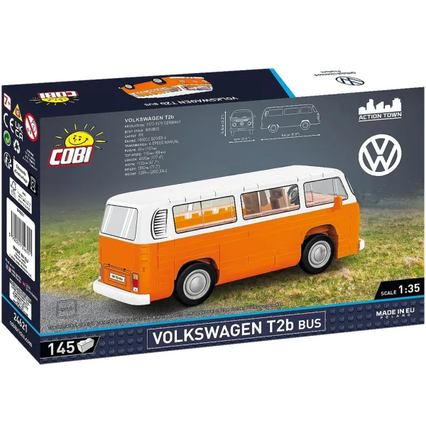 COBI: Gradbeni komplet avtobusa Volkswagen T2b (24621) slika 3