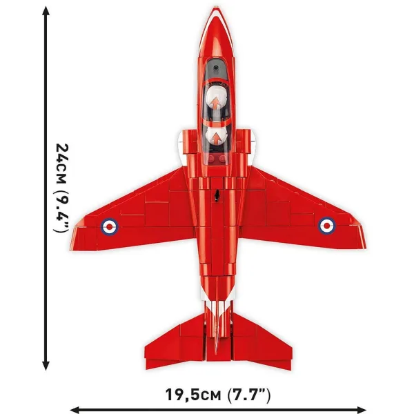 COBI: Gradbeni komplet letala BAe Hawk T1 "Red Arrows" (5844) slika 7