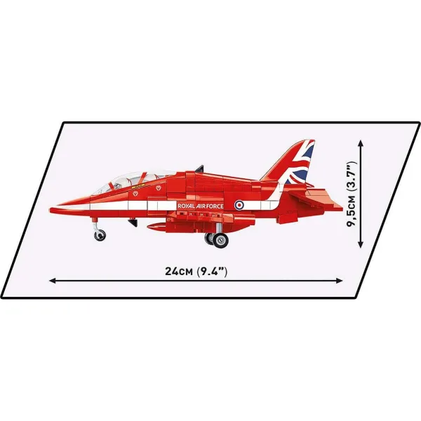 COBI: Gradbeni komplet letala BAe Hawk T1 "Red Arrows" (5844) slika 8
