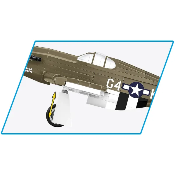 COBI: Gradbeni komplet letala Mustang P-51B (5869) slika 3