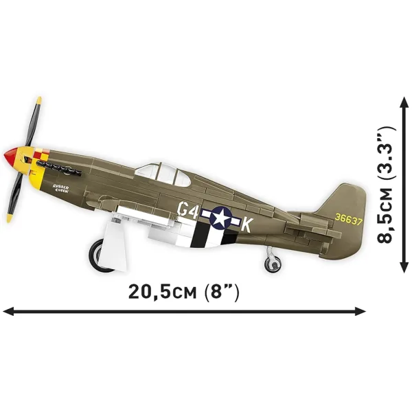 COBI: Gradbeni komplet letala Mustang P-51B (5869) slika 4