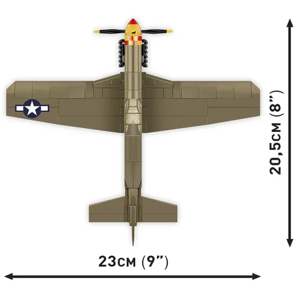 COBI: Gradbeni komplet letala Mustang P-51B (5869) slika 5