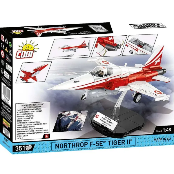COBI: Gradbeni komplet letala Northrop F-5 Tiger II (5857) slika 8