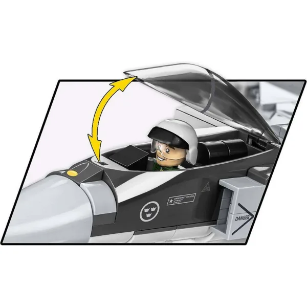 COBI: Gradbeni komplet letala SAAB JAS 39 Gripen E (5820) slika 4