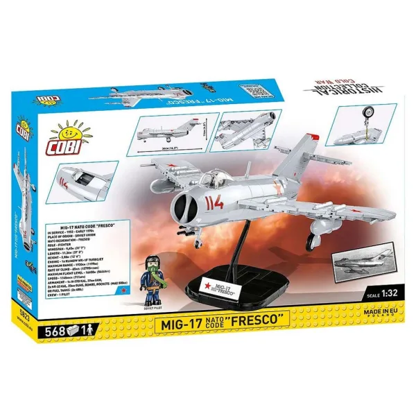 COBI: Gradbeni komplet lovskega letala MiG-17 (5823) slika 8