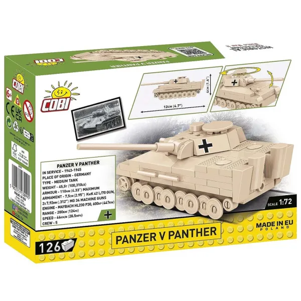COBI: Gradbeni komplet tank Panzer V Panther (3099) slika 5