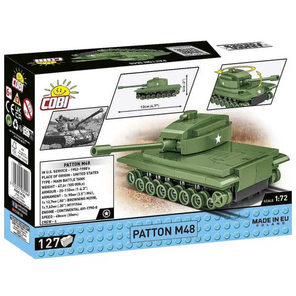 COBI: Gradbeni komplet tank Patton M48 (3104) slika 5