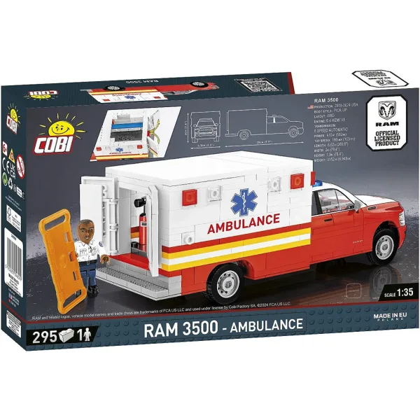 COBI: Gradbeni set Dodge RAM 3500 reševalno vozilo (24609) slika 3