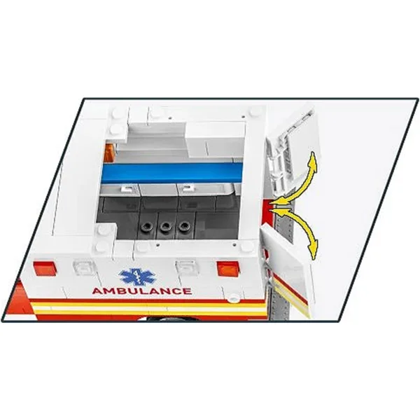 COBI: Gradbeni set Dodge RAM 3500 reševalno vozilo (24609) slika 4