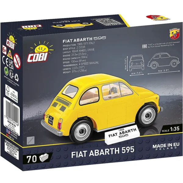 COBI: Gradbeni set Fiat Abarth 595 (24514) slika 4