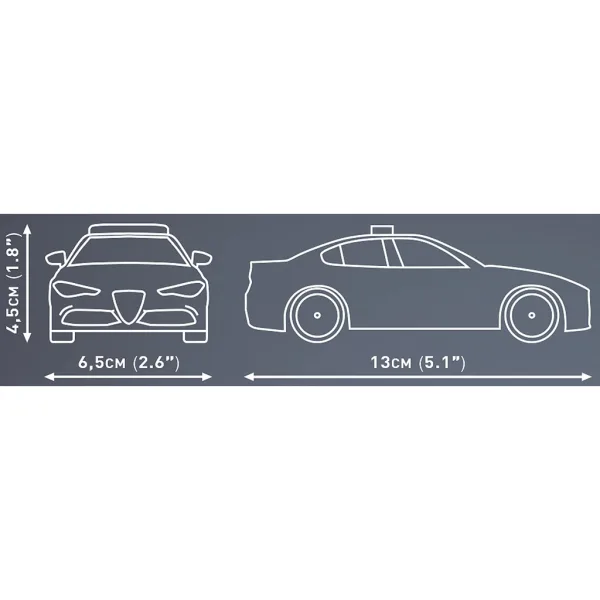COBI: Gradbeni set policijski avto Alfa Romeo Giulia Quadrifoglio (24606) slika 4