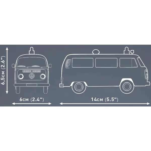 COBI: Gradbeni set reševalnega vozila Volkswagen T2b (24619) slika 4