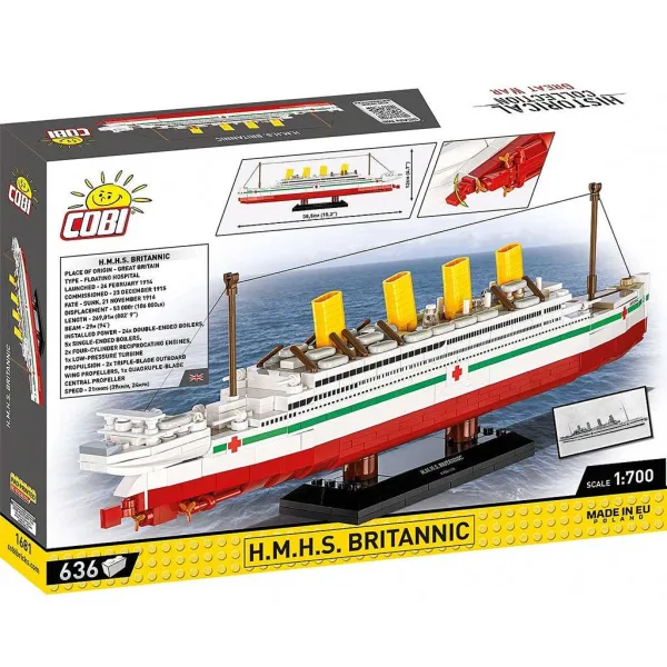 COBI: H.M.H.S. Britannic gradbeni komplet (1681) slika 2