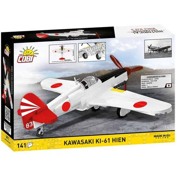 COBI: II. svetovna vojna Kawasaki Ki-61 Hien gradbeni komplet (5872) slika 5