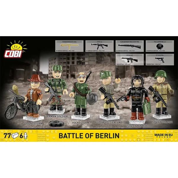 COBI: Komplet figuric Bitka za Berlin (II. svetovna vojna) (2064) slika 2