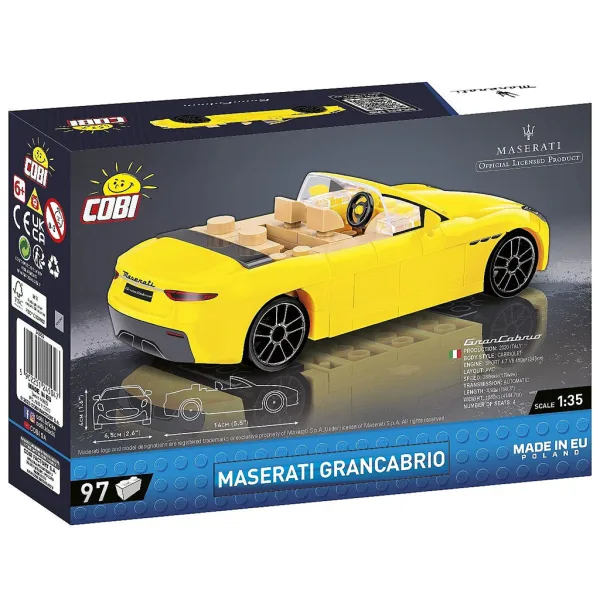 COBI: Maserati GranCabrio avtomobil sestavljanka (24504) slika 3