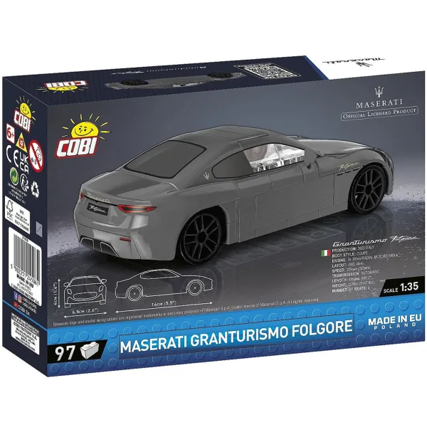 COBI: Maserati Granturismo Folgore avtomobilski gradbeni set (24506) slika 3