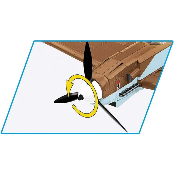 COBI: Messerschmitt Bf 109 G »Gustav« sestavljanka letala (5761) slika 5
