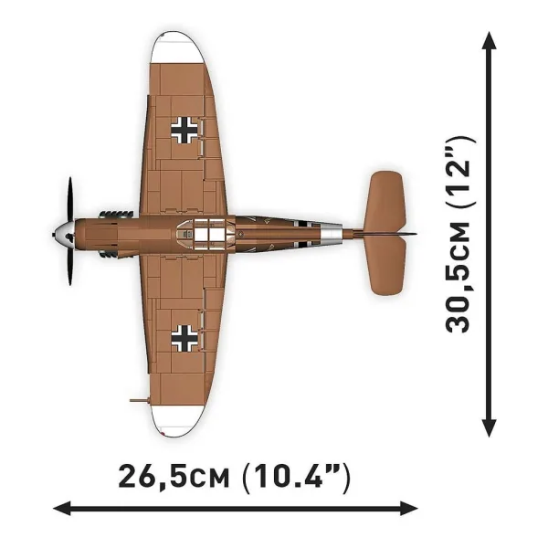 COBI: Messerschmitt Bf 109 G »Gustav« sestavljanka letala (5761) slika 7
