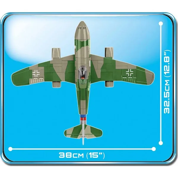 COBI: Messerschmitt Me 262 A-1a letalo gradbeni komplet (5721) slika 5
