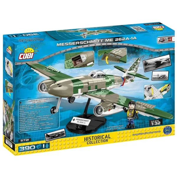 COBI: Messerschmitt Me 262 A-1a letalo gradbeni komplet (5721) slika 6