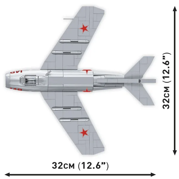 COBI: MiG-15 Fagot letalska konstrukcijska igrača (2416) slika 3