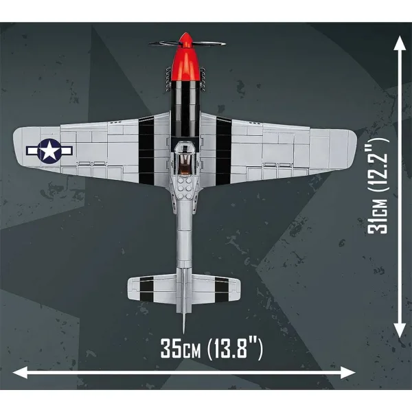 COBI: Mustang P-51D »TOP GUN: Maverick« letalska sestavljanka (5846) slika 3