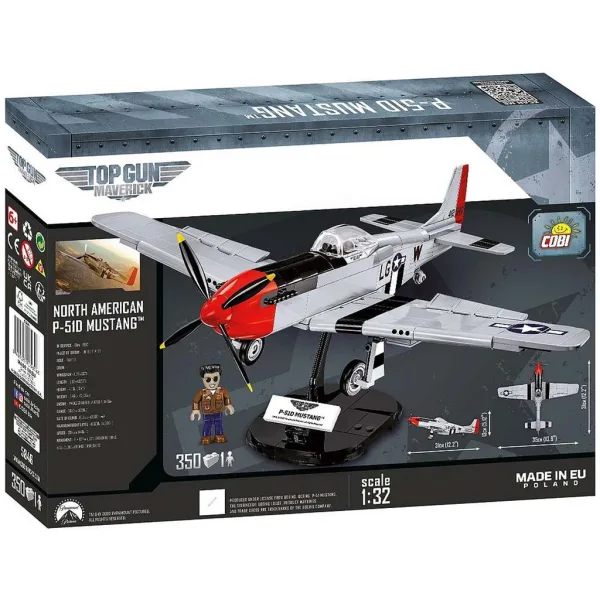 COBI: Mustang P-51D »TOP GUN: Maverick« letalska sestavljanka (5846) slika 5