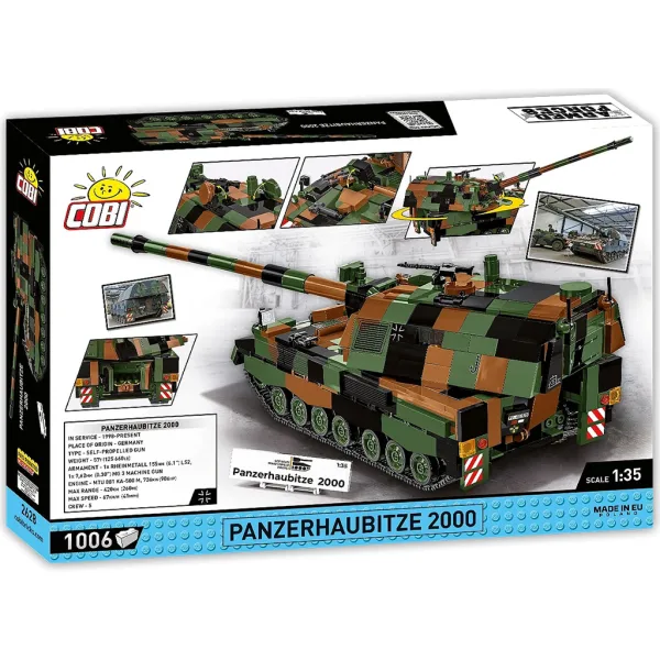 COBI: Oborožene sile Panzerhaubitze 2000 gradbeni komplet (2628) slika 8