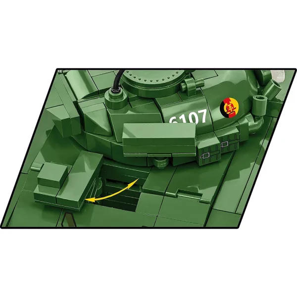 COBI: Oborožene sile T-72 (Vzhodna Nemčija/Sovjetska zveza) sestavljiva igrača - tank (2625) slika 4