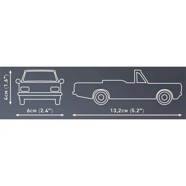 COBI: Opel Rekord C 1700 L kabriolet gradbeni set (24599) slika 4