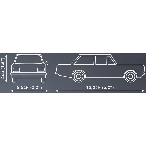 COBI: Opel Rekord C 1900 L gradbeni komplet (24598) slika 4