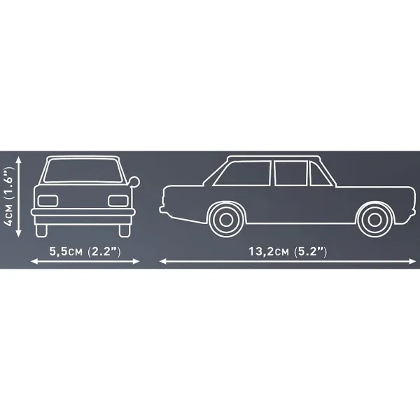 COBI: Opel Rekord C Črna vdova gradbena igrača (24597) slika 4