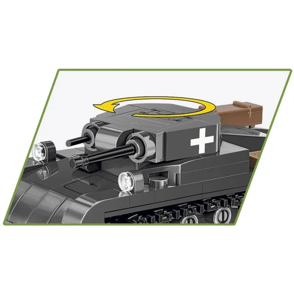 COBI: Panzer II Ausf. A gradbeni komplet (2718) slika 3