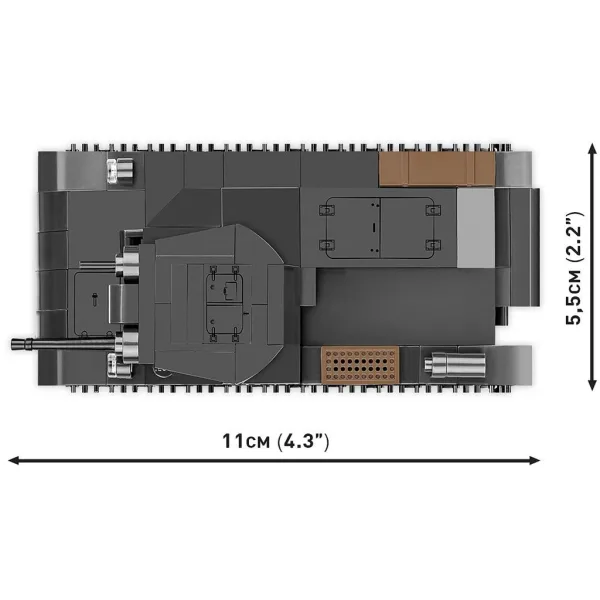 COBI: Panzer II Ausf. A gradbeni komplet (2718) slika 4
