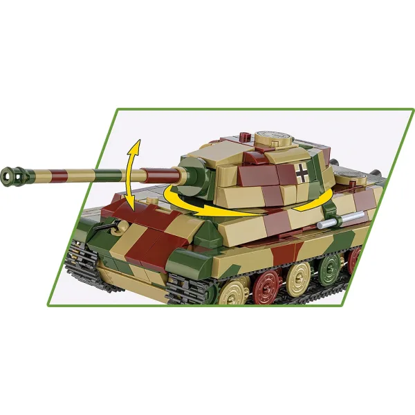 COBI: Pz.Kpfw. VI B Tiger II »Kraljevi tiger« gradbeni set (2732) slika 3
