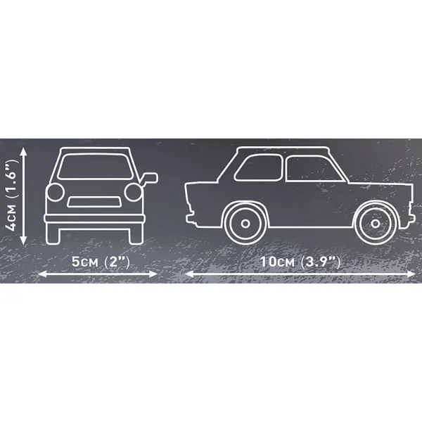 COBI: Sestavljanka Trabant 601 (24539) slika 3