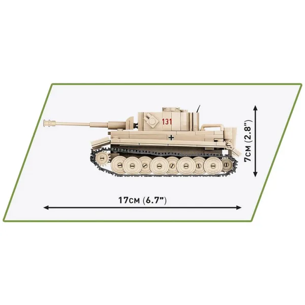 COBI: Sestavljiva igrača tank Pzkpfw VI Tiger 131 (2710) slika 5
