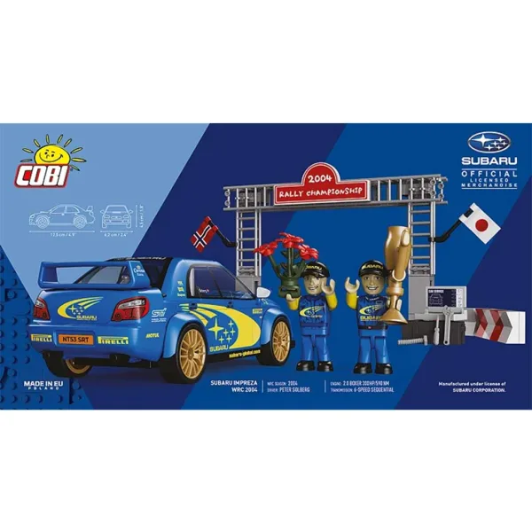 COBI: Subaru Impreza WRC 2004 komplet za sestavljanje avtomobila (24652) slika 2