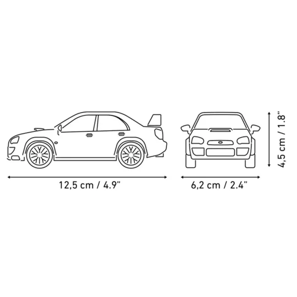 COBI: Subaru Impreza WRC 2004 komplet za sestavljanje avtomobila (24652) slika 4