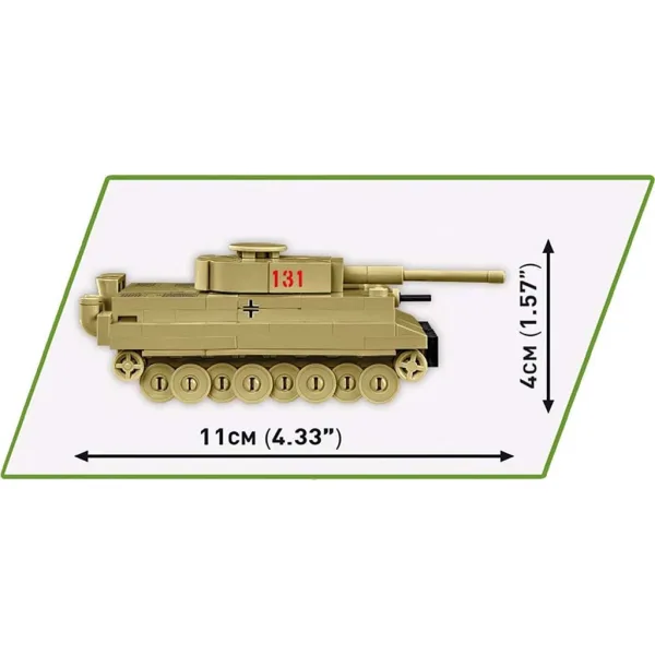 COBI: Tiger I 131 tank gradbena igrača (3095) slika 3