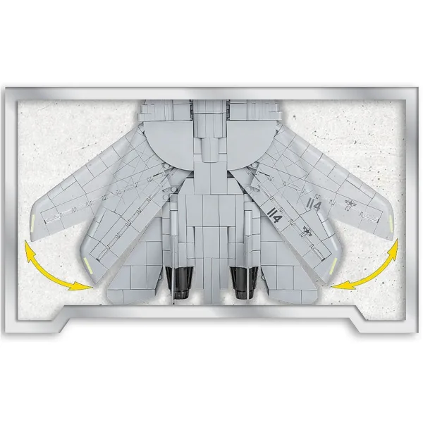 COBI: Top Gun F-14A Tomcat™ komplet za sestavljanje (5811A) slika 4